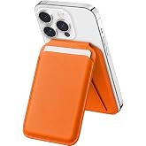 Rongep [Stand-Wallet] Apple iPhone 17/16/15/14/13/12 Serisi i&ccedil;in Kartlık MagSafe ile Uyumlu C&uuml;zdan Telefona Tam Oturan ve Sık
