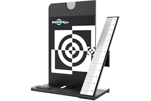 Maxsimafoto - Lens Focus Calibration Tool Alignment Ruler with white balance card