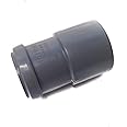 FLOPLAST 50mm x 40mm Grey Pushfit Waste Pipe Reducer