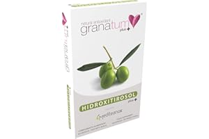 ‎NATURAL ANTIOXIDANT GRANATUMPLUS+ Granatum Plus - Hydroxytyrosol Plus - Nahrungsergänzungsmittel - Gewonnen aus Extra Nativem Olivenöl - Antioxidatives Supplement - Allgemeines Wohlbefinden - Hergestellt Spanien - 1 Box 60 Tabletten