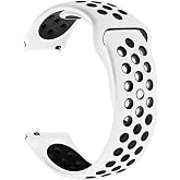 Microsonic Samsung Galaxy Watch 6 Classic 47mm Rainbow Sport Band Kordon (Samsung Galaxy Watch 6 Classic 47mm ile Uyumlu Kord