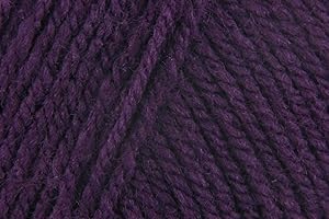 KHASO Sirdar Hayfield Bonus DK Crochet Yarn, 100% Acrylic Double Knitting Wool for Sweaters Jumpers Toys - 100g Ball - Purple (840) - Single (1 Ball)