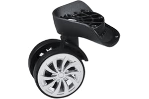 TYENAZA Kółka do walizki bagażowej, 2 szt. Średnica 55 mm Trwałe krętliki Kółka do bagażu, Koła zapasowe do walizek, Uniwersalne krętliki Kółka do walizek