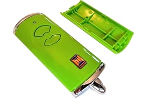 Hörmann Hand-held transmitter cover HSE2BS green empty housing without battery without circuit board replacement part upper and lower shell