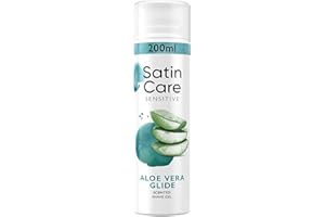 Katsy Style Satin Care Shave Gel with Aloe Vera 200ml – Smooth & Soothing Shaving Gel for Silky Soft Skin