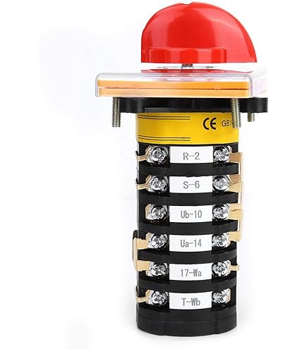 HOOCOM Commutatore Rotativo A 8 Posizioni Commutatore A Camme Rotativo 660V 20A 16 Terminali Interruttore Elettrico Del Motore Di Controllo A 4 Poli - Foto 3