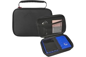 HESUPY Funda de transporte para consola de juegos de mano retro RG40XXV, funda de almacenamiento rígida, funda protectora de EVA, a prueba de golpes, organizador de viaje portátil para RG40XX V