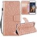Price comparison product image ZXK CO iPhone 7 Wallet Case, iPhone 8 Flip Case with Magnetic Closure, Mandala PU Leather Flip Case Cover with Card Slots & Stand for iPhone 7/8 4.7" 360 Degree Protection Hoster (Rose Gold)