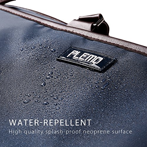 Plemo Laptop Tasche wasserabweisende Business Tragetasche Aktentasche für 13-15,6 Zoll Laptop Notebook Macbook, Marineblau - 3