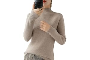 YTR6RTW Half Turtleneck Cashmere Sweater Women Winter Cashmere Jumpers Knit Female Long Sleeve Thick Loose Pullover