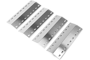 GFTIME 39,5 x 12,5 cm Edelstahl Universal Brennerabdeckung Ersatzteile für Enders Kansas 3 & 4, Landmann Triton 3.1, Landmann Avalon, Landmann 12739, 4 Stück