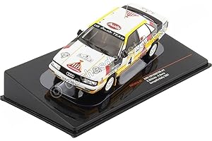 COCHESDEMETAL Compatible con 1987 Audi 200 Quattro Nº4 Mikkola/Hertz Rally Acrópolis 1:43 IXO Models RAC401A