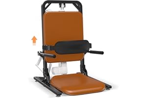 MAIDeSITe Electric Floor Lift Chair, Lift Elderly from Floor, Foldable, Orange, Modern Style, 440 LBS Weight Limit, FSA HSA Eligible, AX05