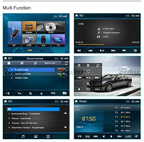 Supervisar coche estšŠreo Autoradio RDS En la cubierta universal 2 Din BT Mš²sica coches reproductor de DVD Automotive Radio Audio Video motorizado Sub Control remoto AMP logotipo de TV