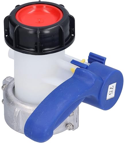 OrangeClub Adattatore Per Serbatoio IBC DN50 (75 Mm) Con Valvola A Farfalla - Raccordo Per Tubo Da Giardino E Acqua Piovana - 3
