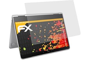 atFoliX Película Protectora compatible con HP Spectre x360 13-w000ng Lámina Protectora de Pantalla, antirreflejos y amortiguadores FX Protector Película (2X)