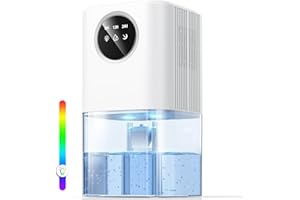 KITMOUS Luftentfeuchter Elektrisch, 1800ml Entfeuchter Elektrisch, Raumentfeuchter Leise Dehumidifier Mit Funktion Abtauen & Schlafmodus, Ideal für Kleine Räume wie Bad/Küche/Büro/RV