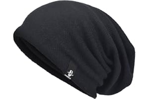 VECRY Herren Baumwolle Mütze Strickmützen Slouch Beanie Schädel Cap Winter Sommer Hüte