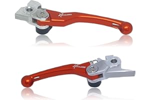 SEPTAR compatibile con/sostitutivo per LEVE FRENO/FRIZIONE ANTIROTTURA REGOLABILI KTM sx sxf exc xc dal 2014 al 2024 (ARANCIONE)