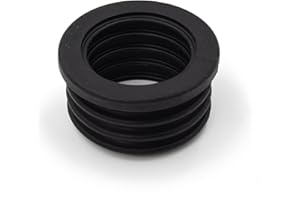 TRULY PVC LIMITED 40mm Adaptor, Black Kayflow 110mm Soil & Waste Pipe Fitting