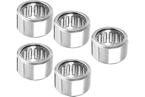 Kozelo 5pz HK1210 Ago Rullo Cuscinetti - [12mm x 16mm x 10mm] Aperto Estremità per Riduttore Uso Cromo Acciaio Rulli