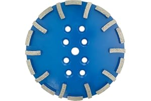 wefaru Diamond Grinding Disc Diameter 250 mm Floor Sanding Disc for Single Disc Grinding Machines for Grinding Medium and Hard Surfaces