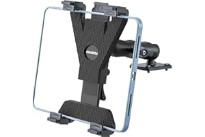 PLDHPRO Tablet Holder, Adjustable Tablets Mount Heavy Duty Drill Base Stand Compatible with iPad, Samsung Galaxy Tab and Other 7-12.9" Tablets for Commercial Vehicles, Trucks