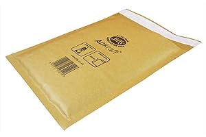 Jiffy MAKC04681 Size 8 Airkraft Bag - Gold (Pack of 50)
