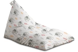 ‎DREAMROOTS DreamRoots Sitzsack Kinder mit füllung - Bodenkissen Kinder Sitzsack - Sitzsack Kinderzimmer 130 x 80 x 80 cm - Bean Bag Kinder - Bubibag Sitzsack - Kindersitzsack - Sitzkissen Boden Kinder Flach