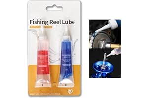 HEEFENG 2PCS Fishing Reel Grease And Oil Kit,Fishing Reel And Repair,Lubricating Oil Tools,O-il For Fishing Reels Kit,Fishing Gear Lubricating O-il,Bearing Grease K-it,Waterproof,Long-Lasting And Durable
