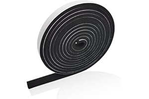 CXXTKCXXLC Guarnizione per stufa autoadesiva, per camino e barbecue, 2,5 m, resistente al calore (3 mm di spessore) per finestre, camini e apparecchi fumatori