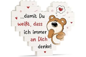 Encoink Ich Liebe Dich Geschenke für Frauen Männer zu Weihnachten, Partner Geschenke für Fernbeziehung, Herz Deko, Süßes Hochzeitstag Geschenk Mann Frau, Jahrestag Geschenk für Ihn Sie, Paar Geschenke