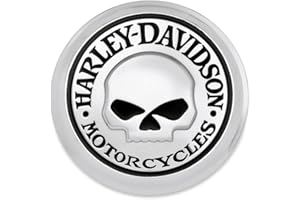 Harley-Davidson Médaillon bouchon de réservoir de moto Willie G Skull pour modèles à partir de 83