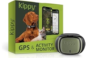 Kippy EVO | GPS per Cani - Localizzatore per Cani e Gatti Impermeabile con GPS per collare - Tracker di Attività e Salute del tuo Cane, con Recinto Digitale e Notifiche - Colore Verde