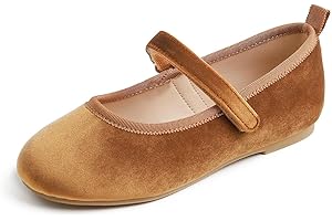 Feversole Girls Cute Dress,Ragazze Mary Jane Strap Scarpe Basse Ballerine da Principessa Scarpe da Scuola Piatte