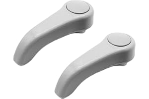 ANBOO Ensemble de Poignées de Réglage de Siège Avant Grises Pour Renault Clio 2 Twingo 1 1998-2008, Pièces de Remplacement de Qualité Supérieure, Confort et Durabilité Accrus (Grey)