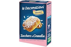 DECORÌ INGREDIENTI PREZIOSI PER DOLCI E SALATI Decorì Granella di zucchero, da cospargere sui dolci. Confezione 125g