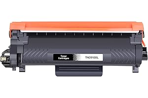 JHAAN TN2510XL toner czarny kompatybilny z Brother HL-L2400DWE DCP-L2620DW HL-L2445DW DCP-L2660DW DCP-L2665DW MFC-L2800DW MFC-L2827DWXL MFC-L2835DW MFC-L2860DW MFC-L2860DWE (1 opakowanie