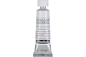 Schmincke – HORADAM® AQUARELL - feinste Künstler-Aquarellfarben, Titan-Deckweiß - 15 ml