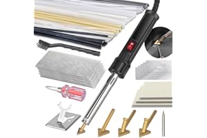 Doxiuyo 150 W 3-In-1 Saldatore di Plastica, Kit di Saldatura Con Punte per DIY, Riparazioni di Paraurti Kayak - Spina UE