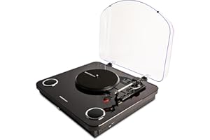 Energy Sistem Blackspin – Tocadiscos (10W, vinilos, RCA, Puerto USB, Bluetooth, Bluetooth out)