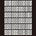 Mudder 144 Pieces Nail Vinyls Stencil Stickers Set, 24 Sheets 72 Different Designs Cute Easy Nail Art Nail Vinyls Nail Stencil Sheets