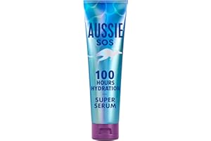 Aussie SOS Super Siero Trattamento per Capelli All In One Senza Risciacquo 100ml Per Capelli Secchi E Stressati, 100 Ore Di Idratazione, Aiuta A Prevenire Le Doppie Punte E Aumenta La Lucentezza