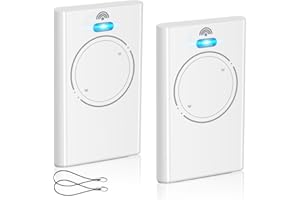 QUEVATI 2PCS Telecomando Cancello 2 Canali, 433,92 MHz Telecomando per Cancelli Compatibile con XT2 433 SLH LR, XT4 433 SLH LR, 2 Canali, Bianco
