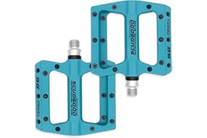 HEAVENLIFE Heaven Life Bike Pedals, New Nylon Fabric Anti Slip Durable Mountain Bike Flat Pedals, Ultralight MTB BMX Bicycle Cycling Road Bike Hybrid Pedals for 9/16 inch