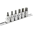 DAKCOS Hex Bit Socket Set 1/2" Drive 6 Pieces Allen Key Socket Set Metric 6mm - 14mm S2 Alloy Steel Bit and CR-V Drive Socket