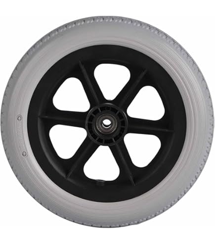 2 Ruote Anteriori 7 Pollici Per Sedia A Rotelle - In PU Con Attacco Rapido - Foto 10