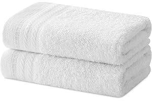 Degrees Home - Juego de 2 Toallas de bidé - Toallas de baño - Toallas pequeñas - 100% Algodón - 480 g/m2-30x50 cms