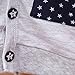 Zhuannian Kids Designer Baby Boy's Star Print V Neck Cardigan (12-18months, Grey)