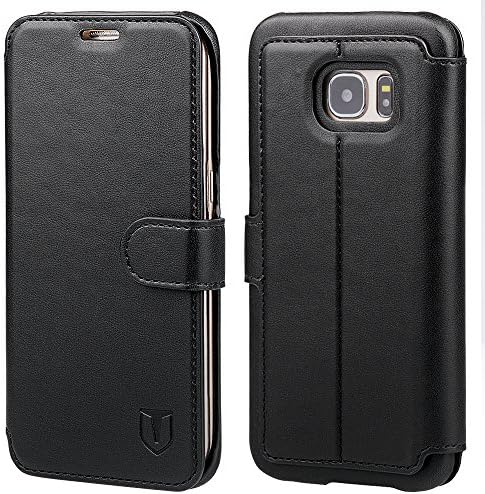 Samsung Galaxy S7 Edge Case, TANNC Flip Leather Wallet Phone Case [Layered Dandy][Card Slot][Flip][Wallet] - For Samsung Galaxy S7 Edge Device Black